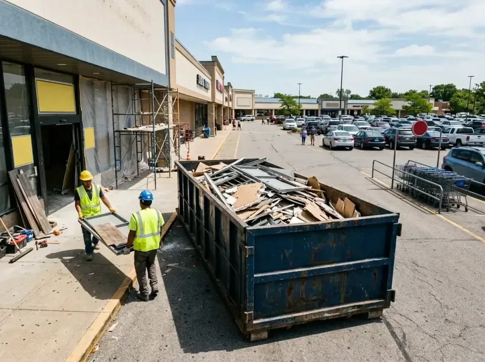 retail-store-renovation-debris-003 — frequently asked questions, Roll-off Dumpster Rentals in Southmont, PA
